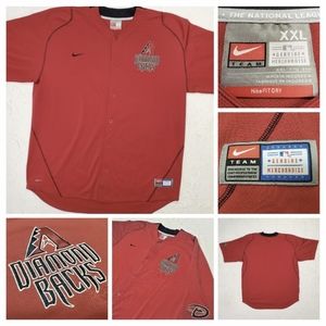 Arizona Diamondbacks Nike Fit MLB Men's Jersey Size XXL Red 2009 Non Player EUC